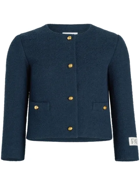 Patou blazer sin cuello