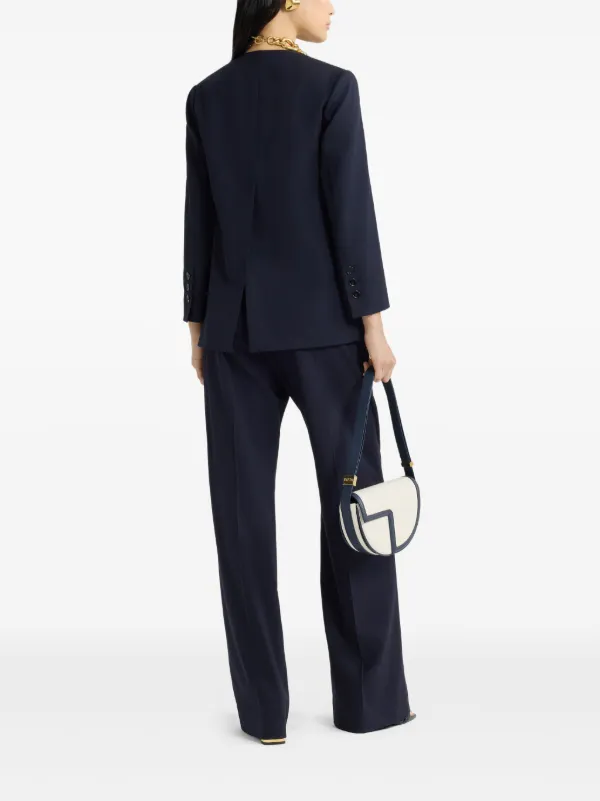 Collerless Twill Jacket