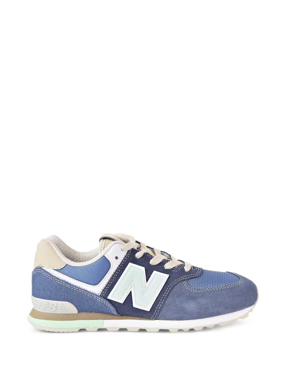 New Balance 574 "Navy Mint" sneakers Blauw