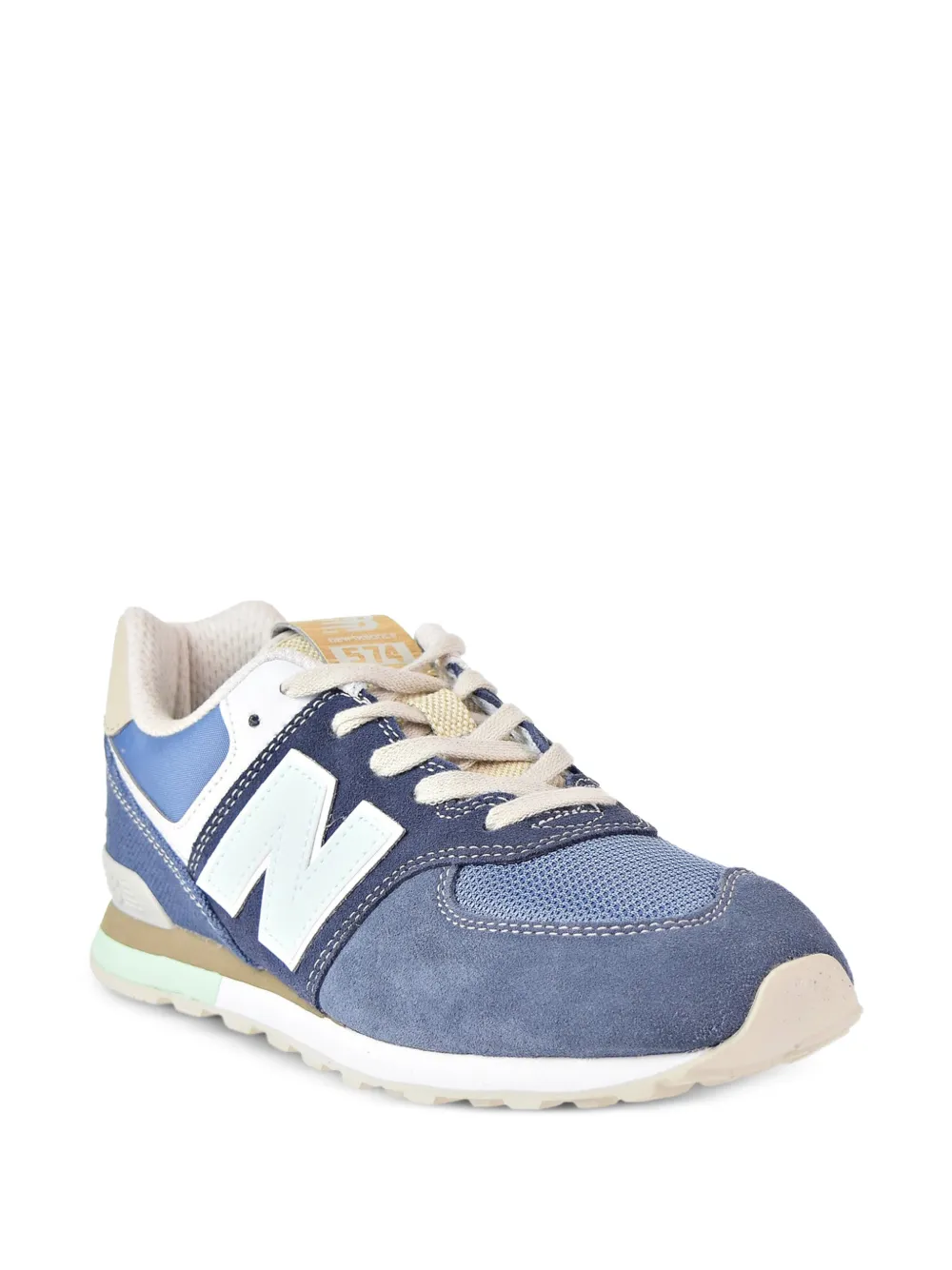 New Balance Sneakers 574 "Navy Mint" - Blu