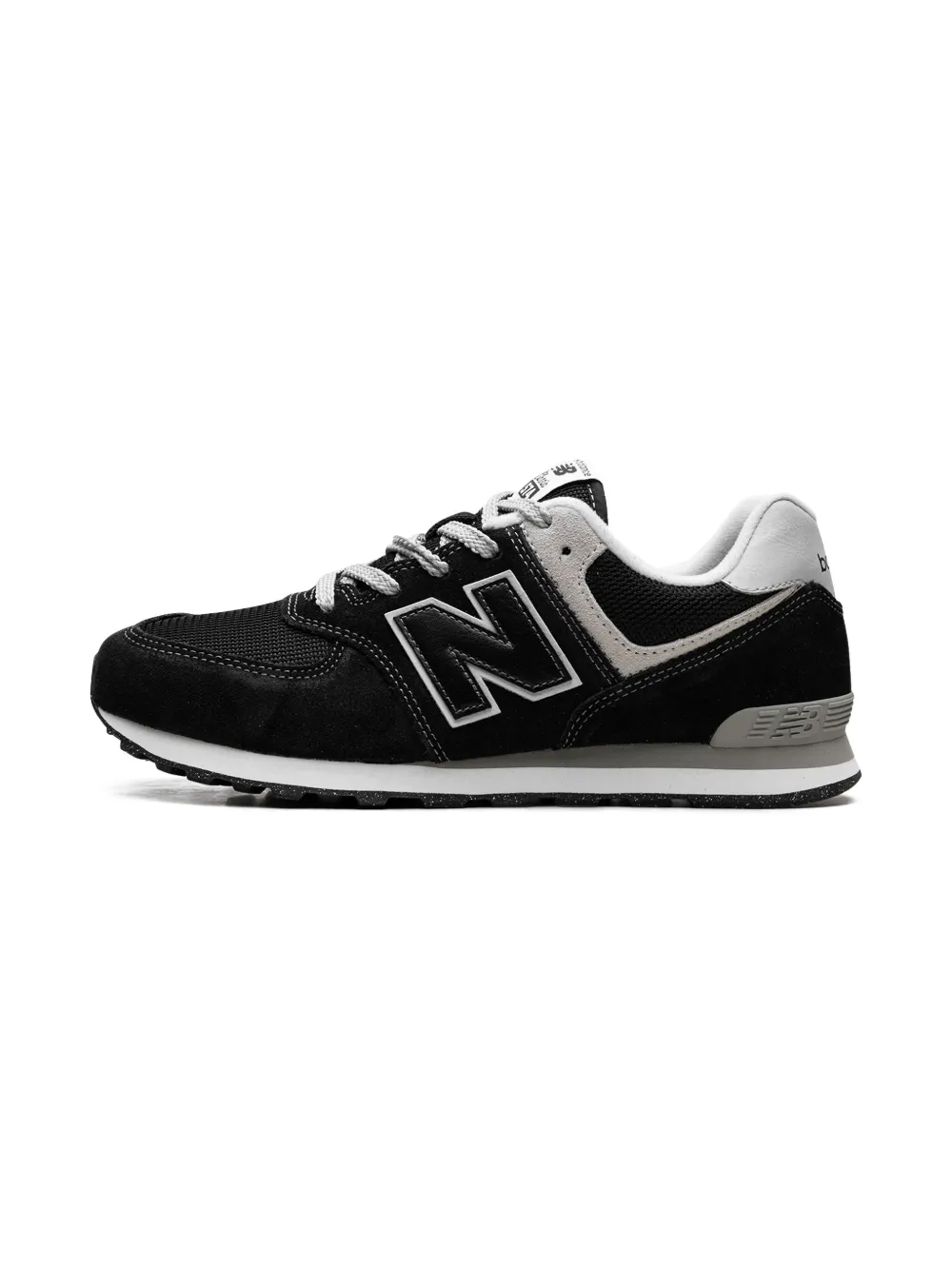 New Balance Kids 574 Core leren sneakers Zwart