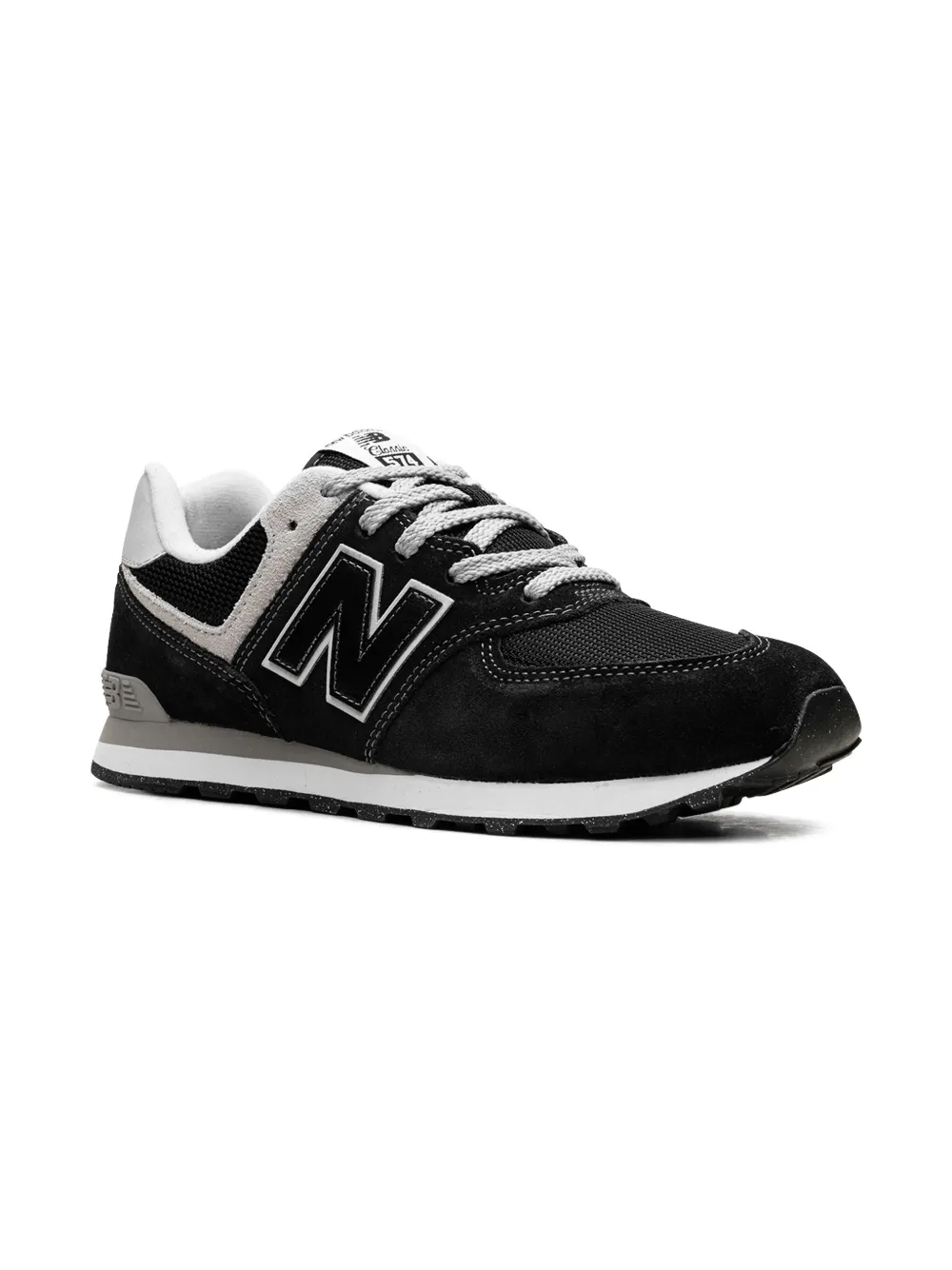 New Balance Kids 574 Core leren sneakers Zwart