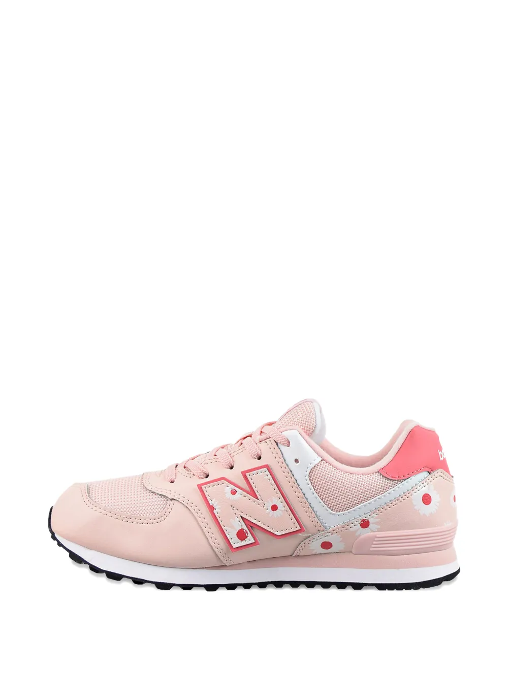 New Balance Kids floral sneakers - Rosa