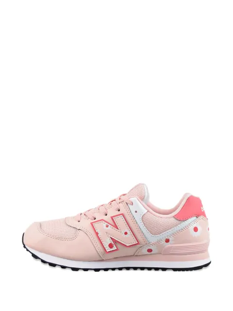 New Balance Kids tenis con estampado floral
