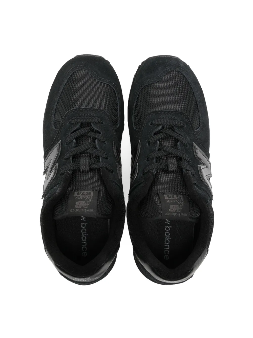 New Balance Kids 574 GS "Triple Black" Zwart