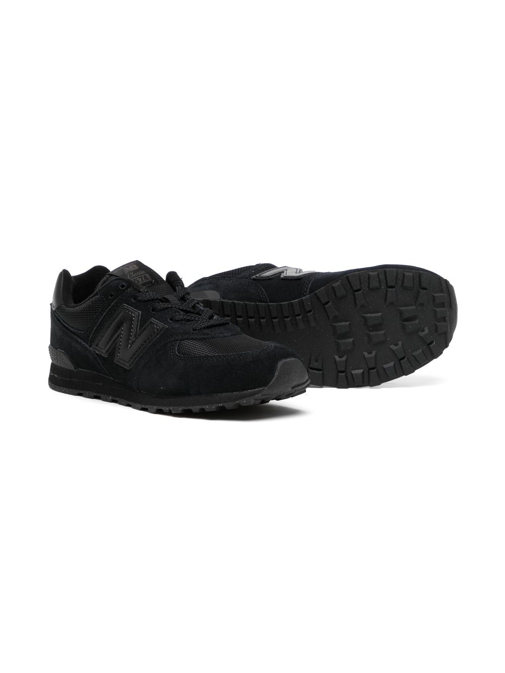 New Balance Kids 574 GS "Triple Black"