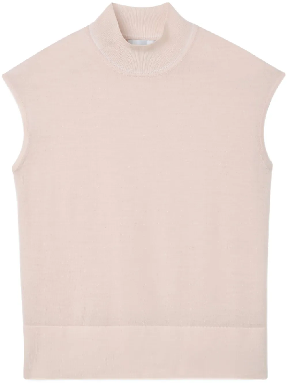 merino mock-neck top