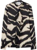 St. John zebra-print blouse - Neutrals