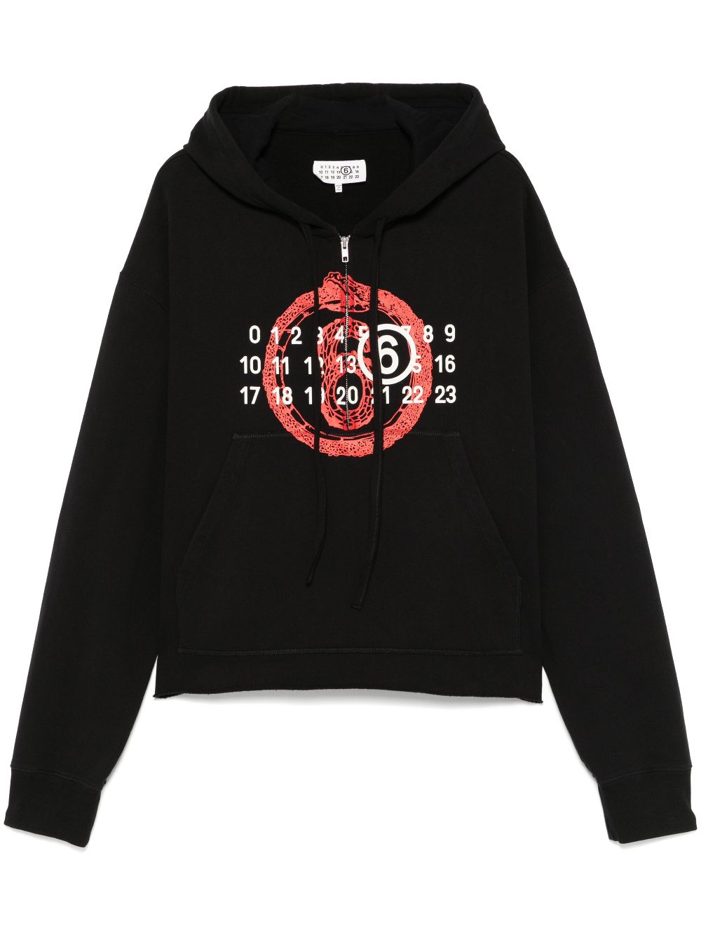 MM6 Maison Margiela Year of the Snake hoodie - Black