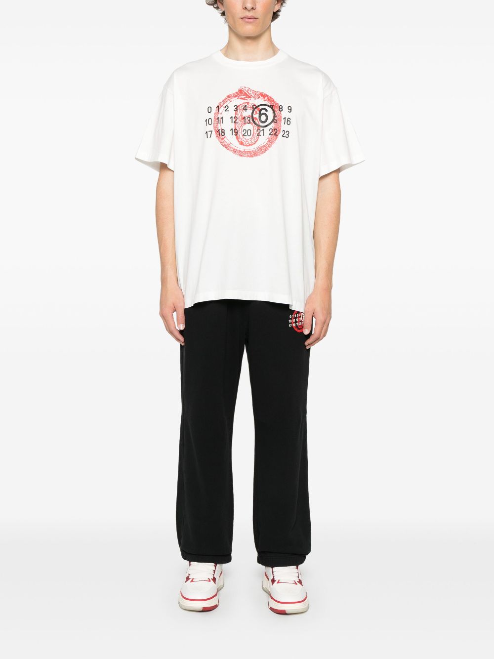 MM6 Maison Margiela Year of the Snake T-shirt - White