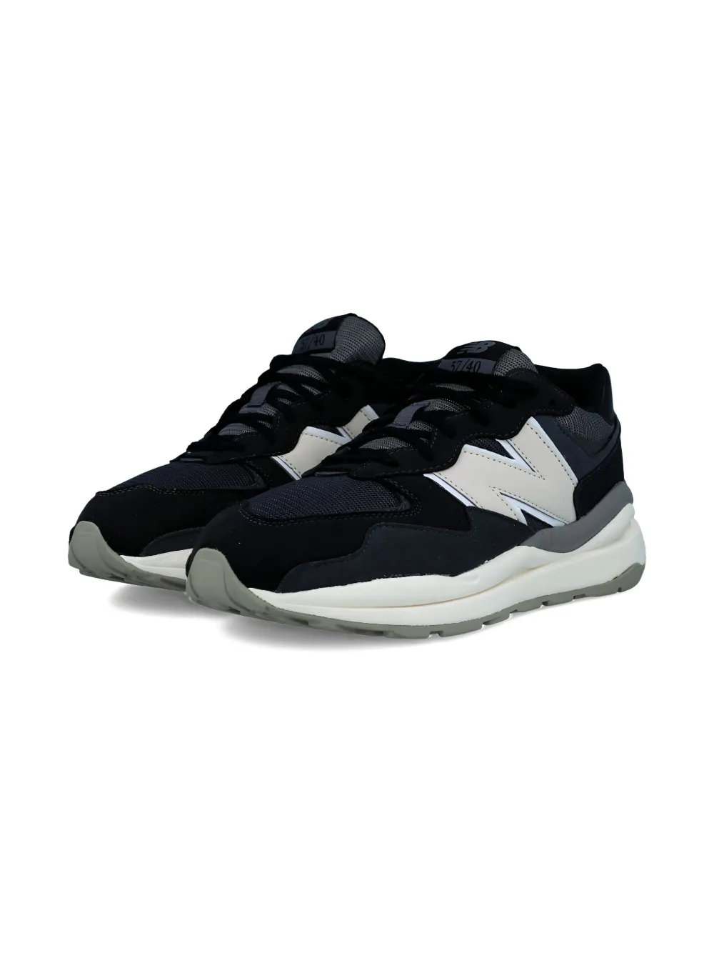 New Balance Kids 5740 leather trainers Black