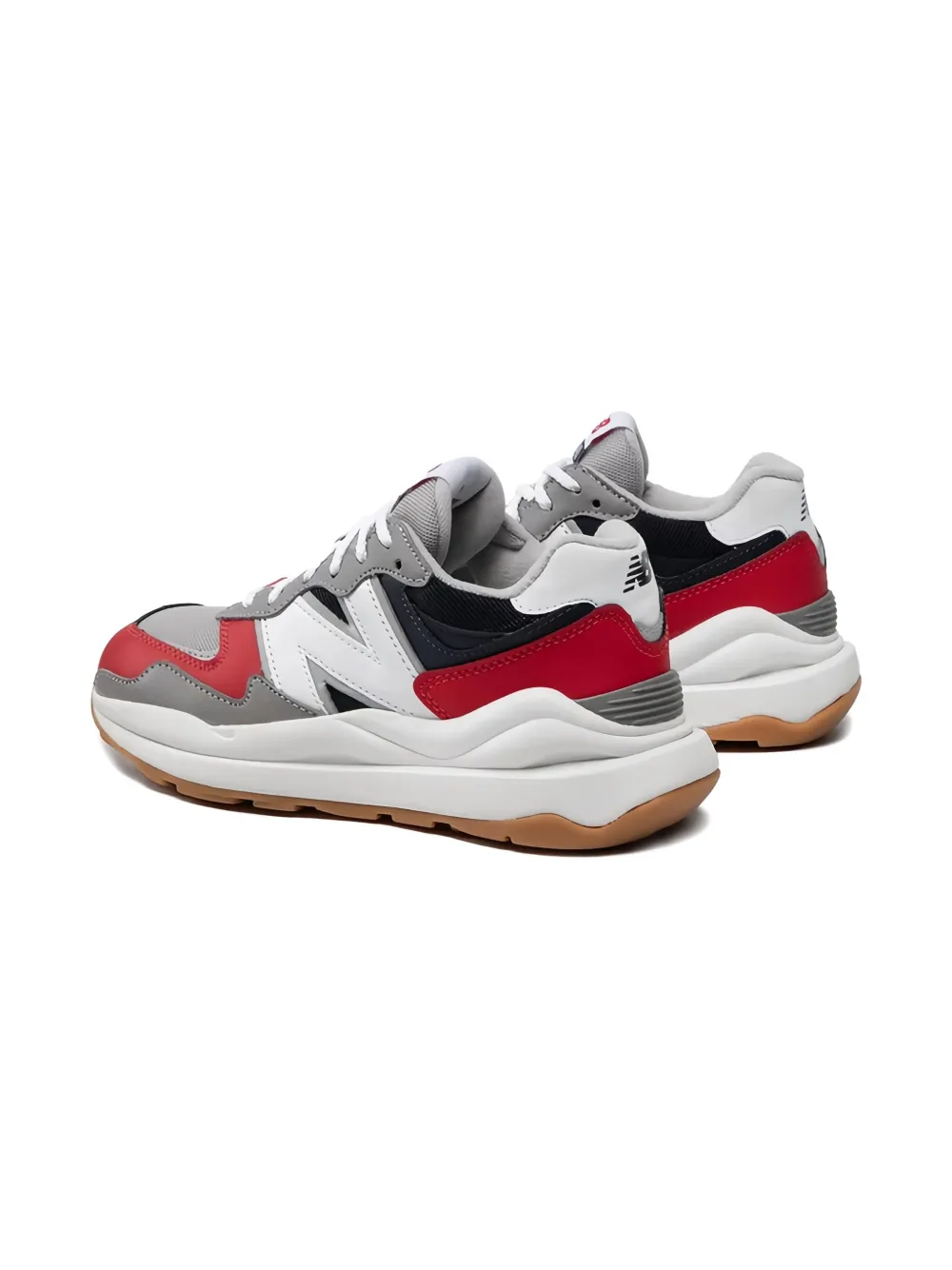 New Balance Kids 57 40 "Team Red Eclipse" sneakers Grey