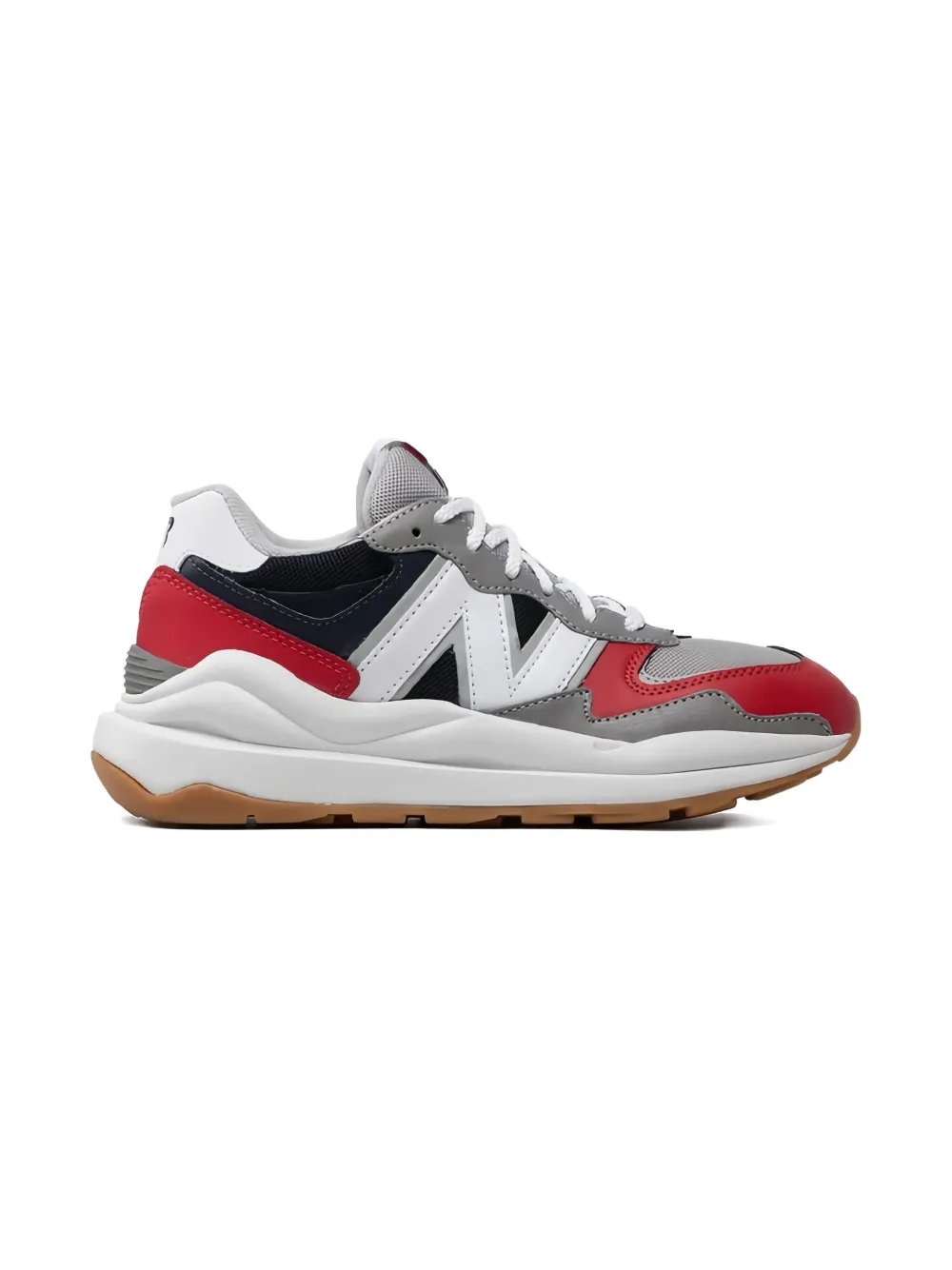New Balance Kids 57 40 "Team Red Eclipse" sneakers Grey