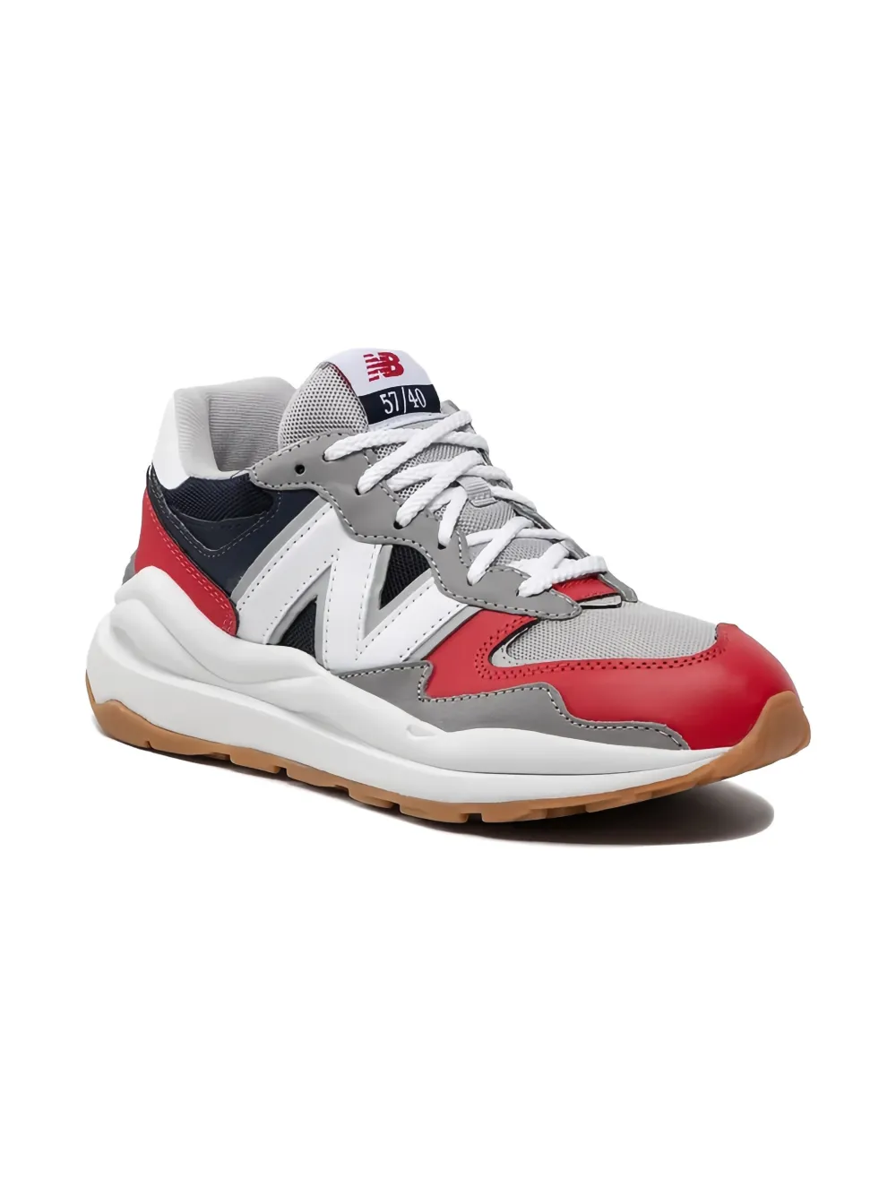 New Balance Kids 57/40 "Team Red Eclipse" sneakers | Grey | Image 1