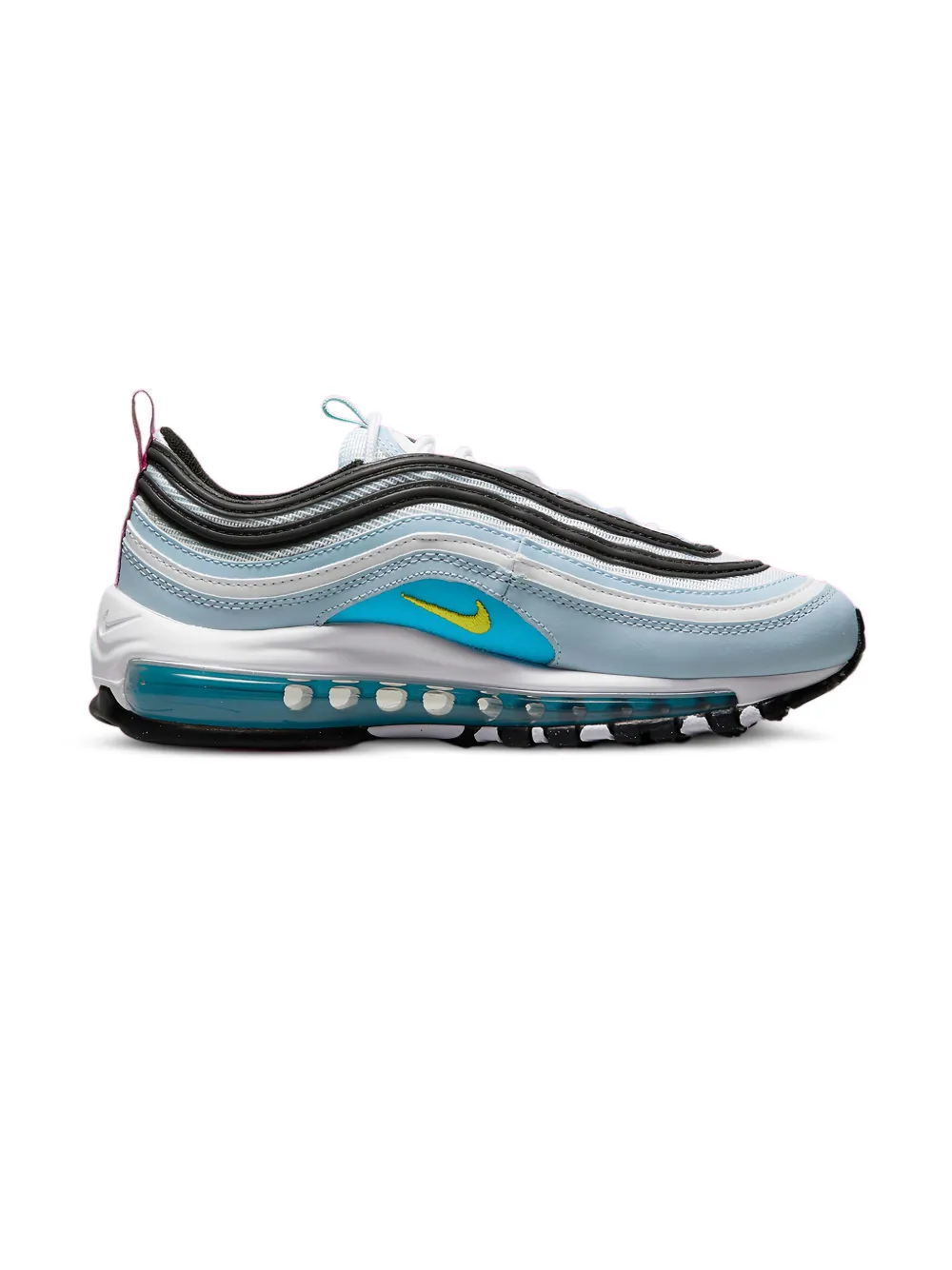 Nike Kids Air Max 97 "Blue Whisper Opti Yellow" sneakers