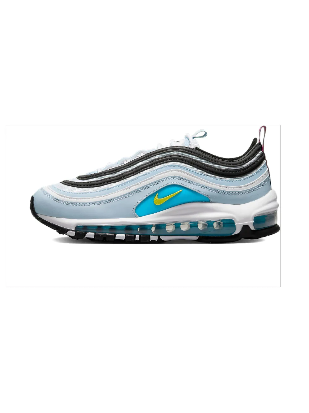 Nike Kids Air Max 97 "Blue Whisper Opti Yellow" sneakers