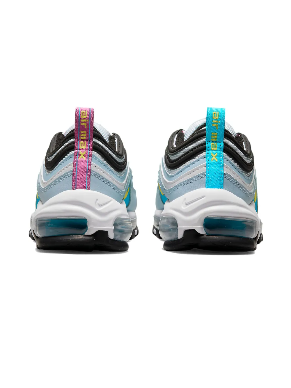 Nike Kids Air Max 97 "Blue Whisper Opti Yellow" sneakers