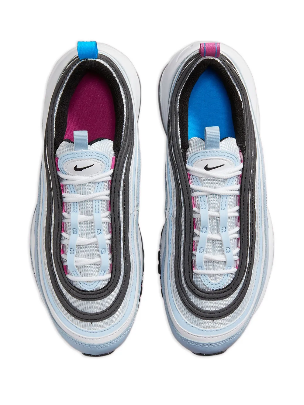 Nike Kids Air Max 97 "Blue Whisper Opti Yellow" sneakers