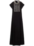 St. John embellished silk gown - Black