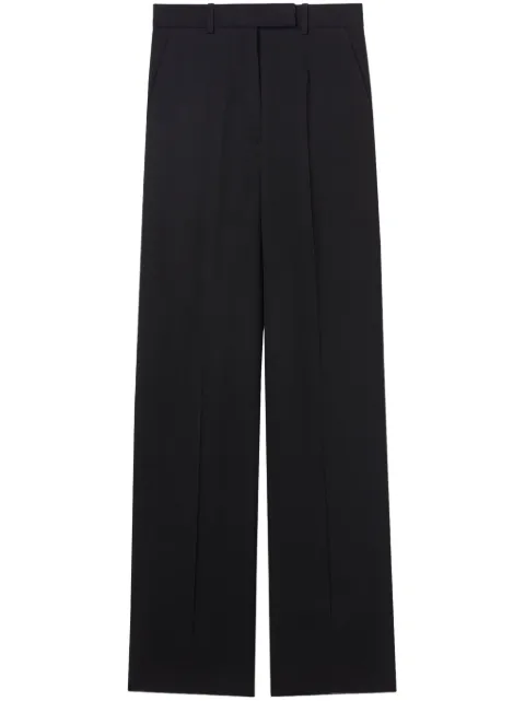 St. John pantalones con tiro alto y pinzas