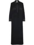 St. John long-sleeved maxi dress - Black