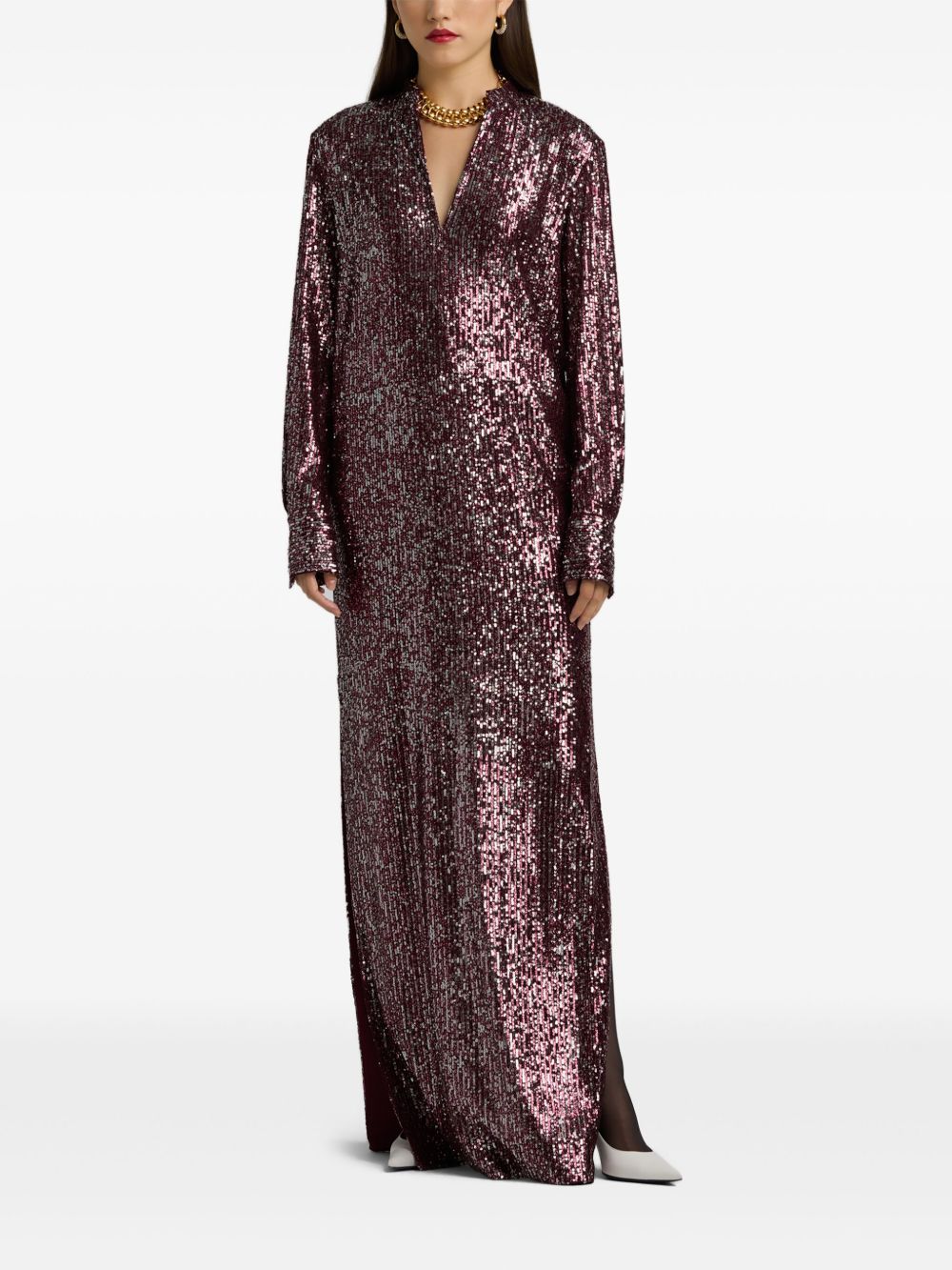 St. John sequinned dress - Roze