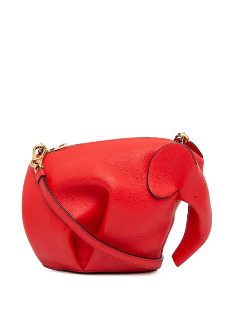 Loewe Pre-Owned bolsa crossbody Mini Leather Elephant 2016