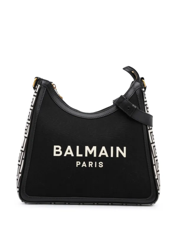 【関税＆送料込み】Balmain 'Sync' Black Medium Shoulder Bag Sync Medium bag in calfskin leather - Women | BALMAIN