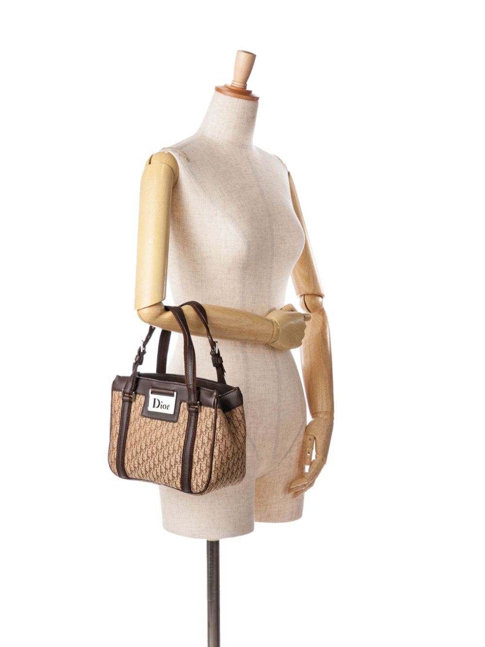 Christian Dior Pre-Owned 2006 Mini Diorissimo Canvas Street Chic handbag - Bruin