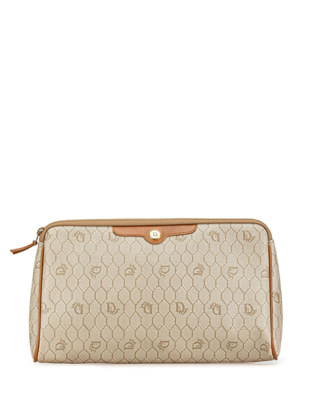 20th Century Honeycomb Coated Canvas clutch bag