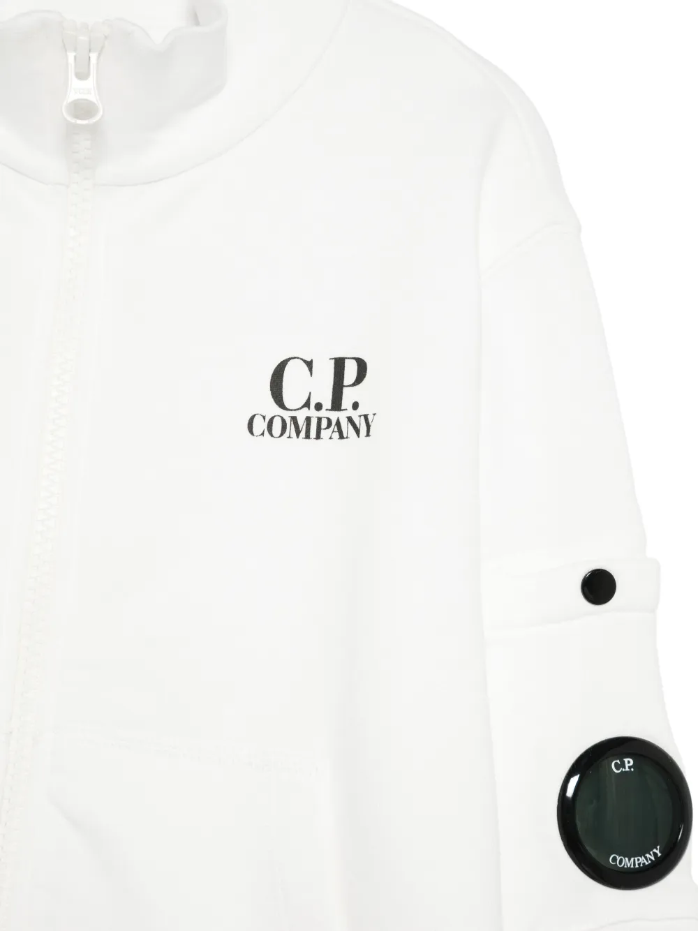 C.P. Company Kids Sweater met detail Wit