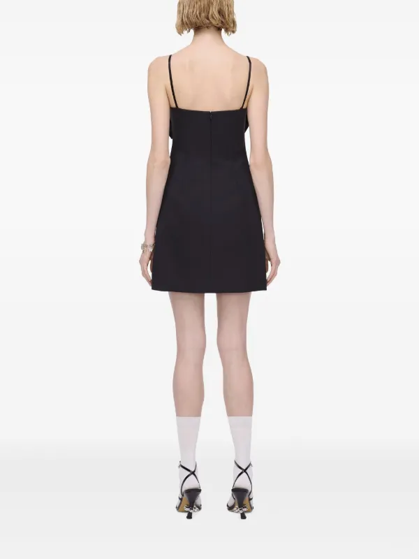 MARC JACOBS ブラックミニドレス Marc Jacobs ボウ ミニドレス | ブラック | FARFETCH JP