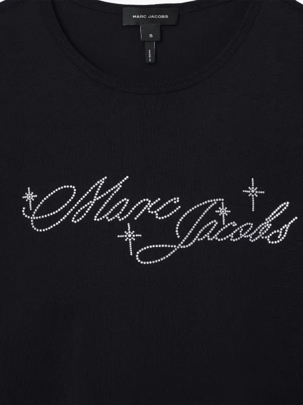 Marc Jacobs logo-embellished T-shirt | Black | FARFETCH
