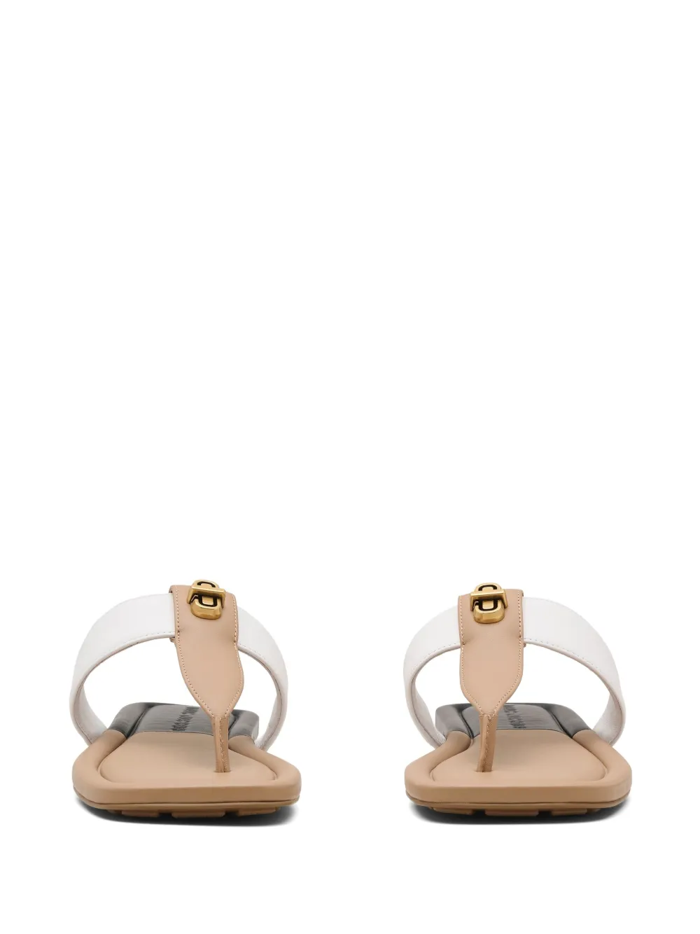 Marc Jacobs The Dual T sandals Brown