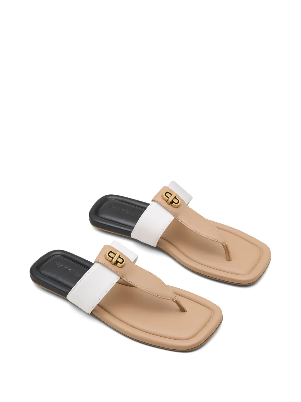 Marc Jacobs The Dual T sandalen - Bruin