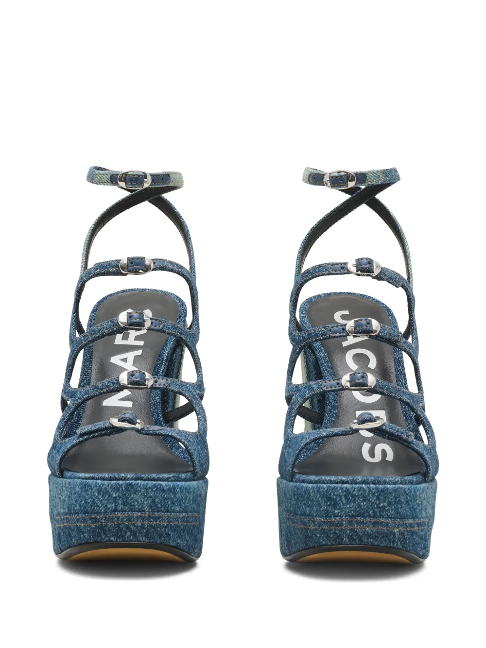 Marc Jacobs Kiki sandalen met plateauzool Blauw