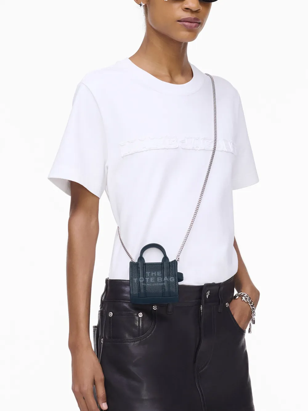 Marc Jacobs The Nano Tote Cross Body Bag In Blau