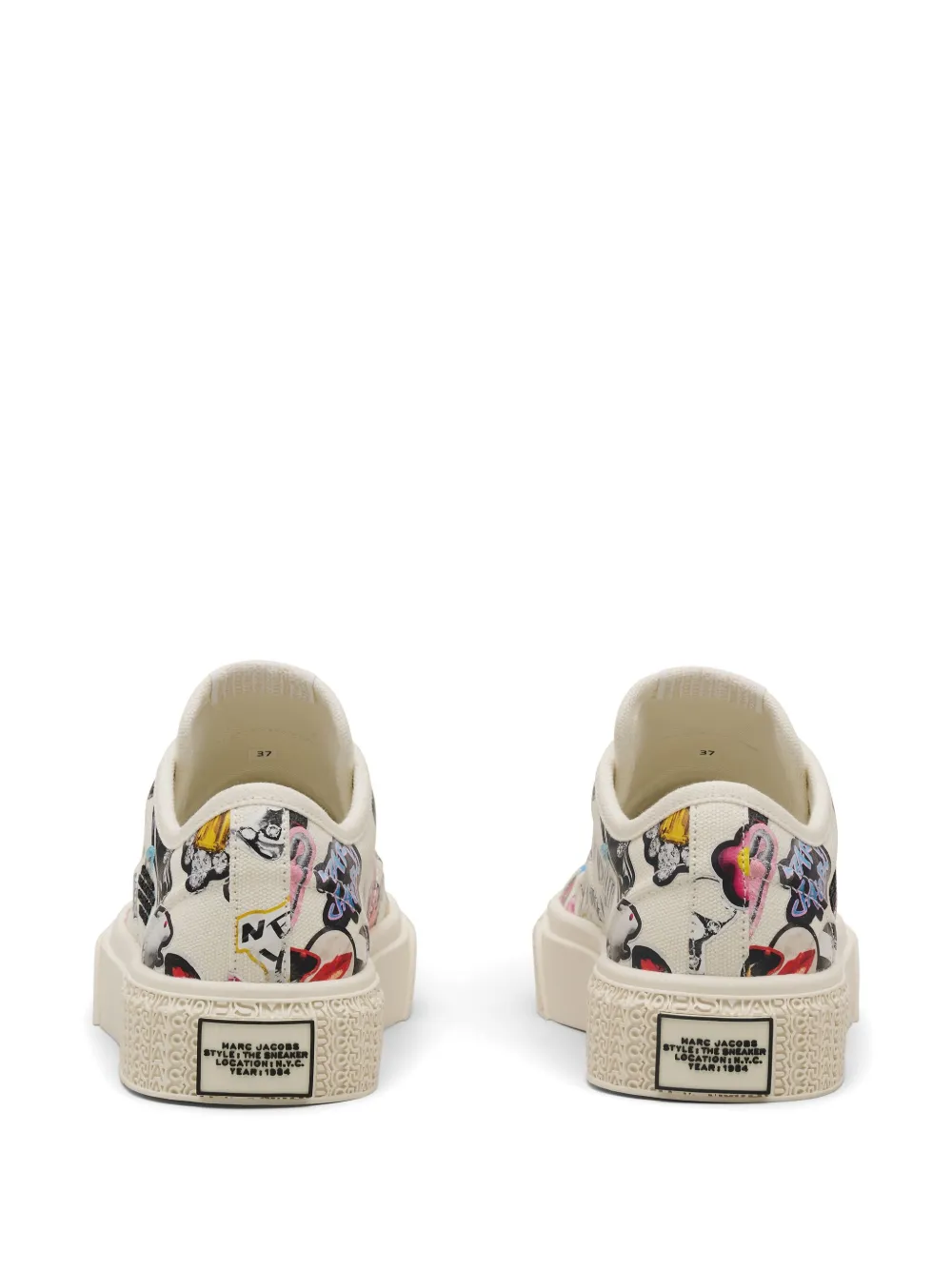 Marc Jacobs graphic-print sneakers White