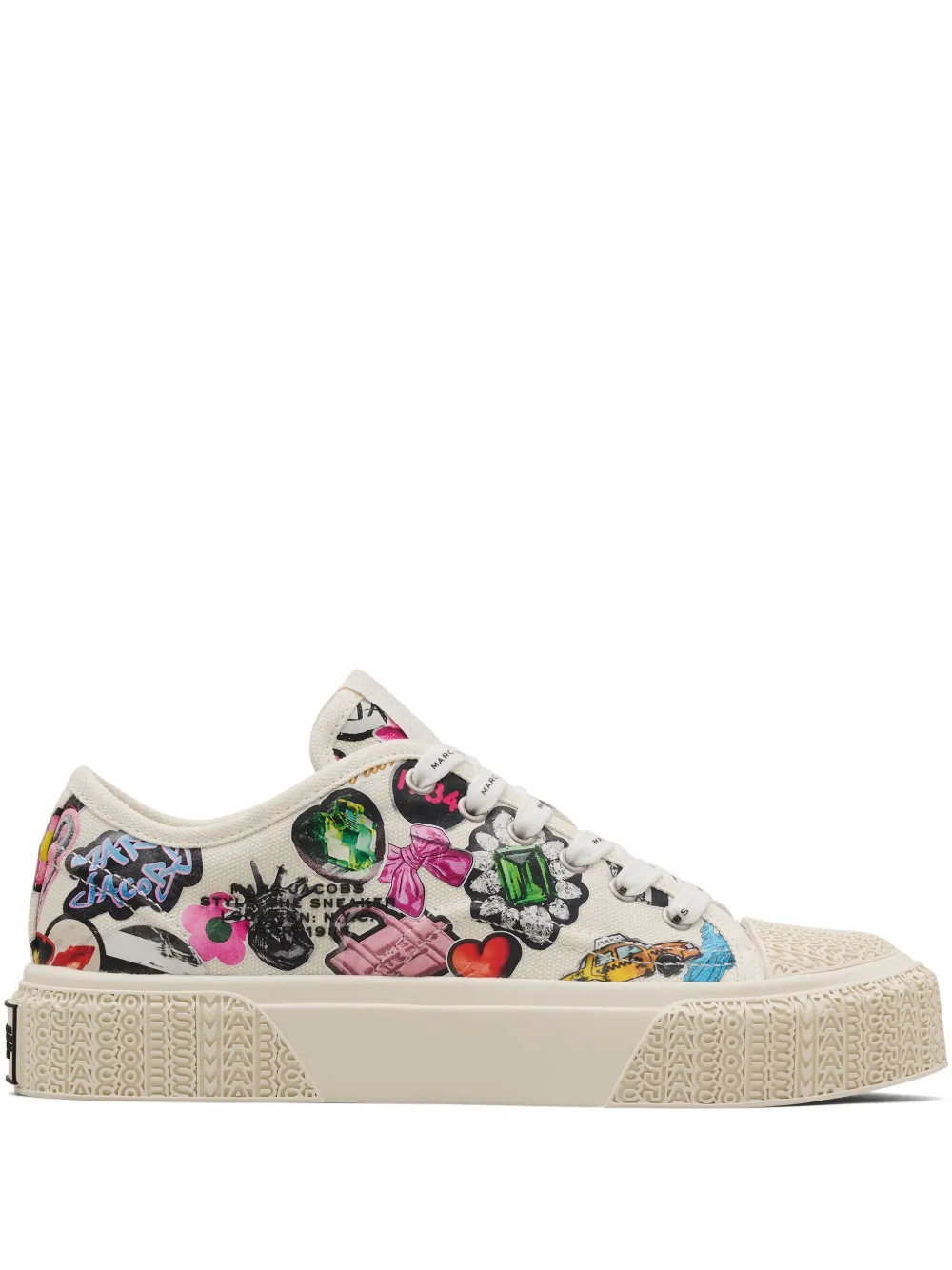 Marc Jacobs graphic-print sneakers White