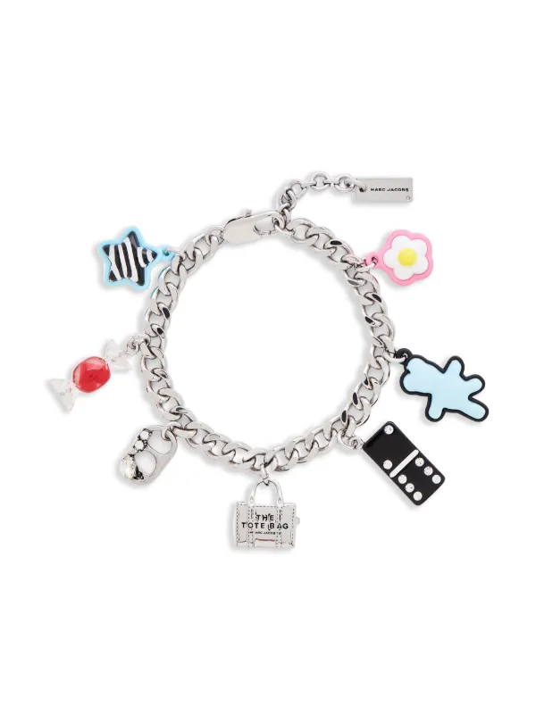 Marc Jacobs Sticker Charm ブレスレット | シルバートーン | FARFETCH JP