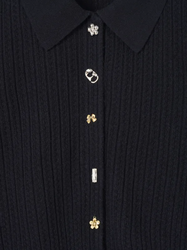 Marc Jacobs リブ カーディガン | ブラック | FARFETCH JP