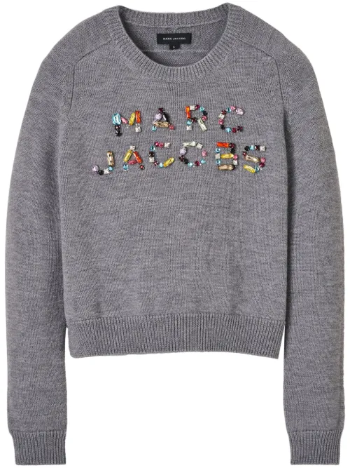 Marc Jacobs pull à logo - Gris - Marc Jacobs - Modalova