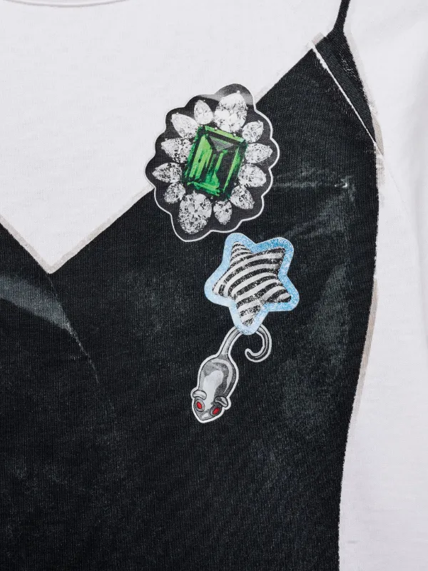 【MARC JACOBS】トロンプルイユ Tシャツ ドレス Marc Jacobs トロンプルイユ ドレス | ホワイト | FARFETCH JP