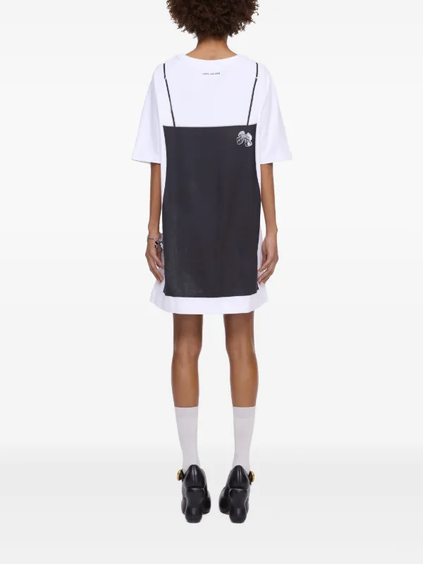 【MARC JACOBS】トロンプルイユ Tシャツ ドレス Marc Jacobs トロンプルイユ ドレス | ホワイト | FARFETCH JP