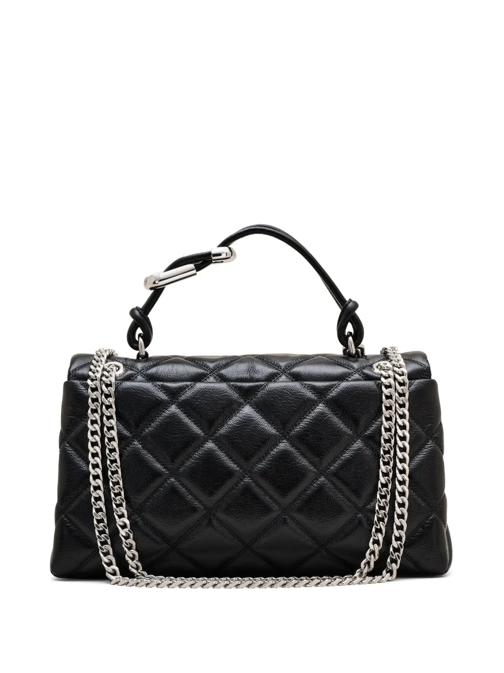  Marc Jacobs Sac Porté épaule The Charm Quilted Double Convertible - Noir 