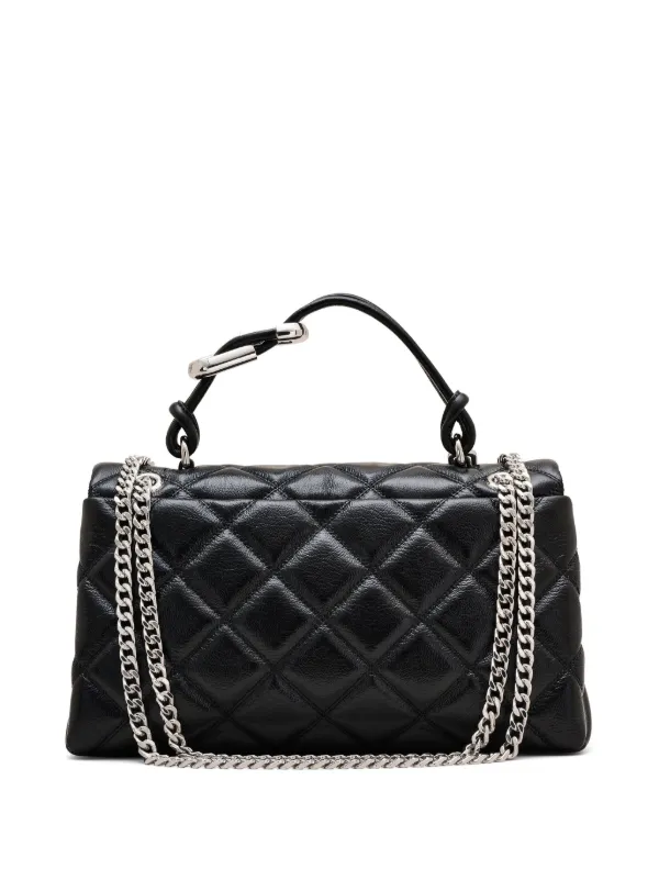 Marc Jacobs The Charm キルティング ショルダーバッグ | ブラック