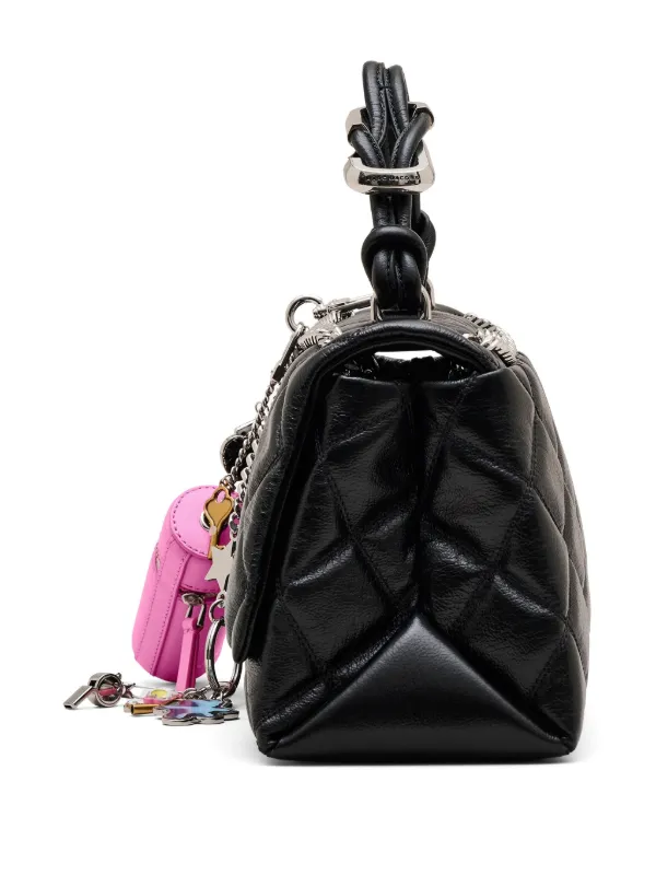 Marc Jacobs The Charm キルティング ショルダーバッグ | ブラック