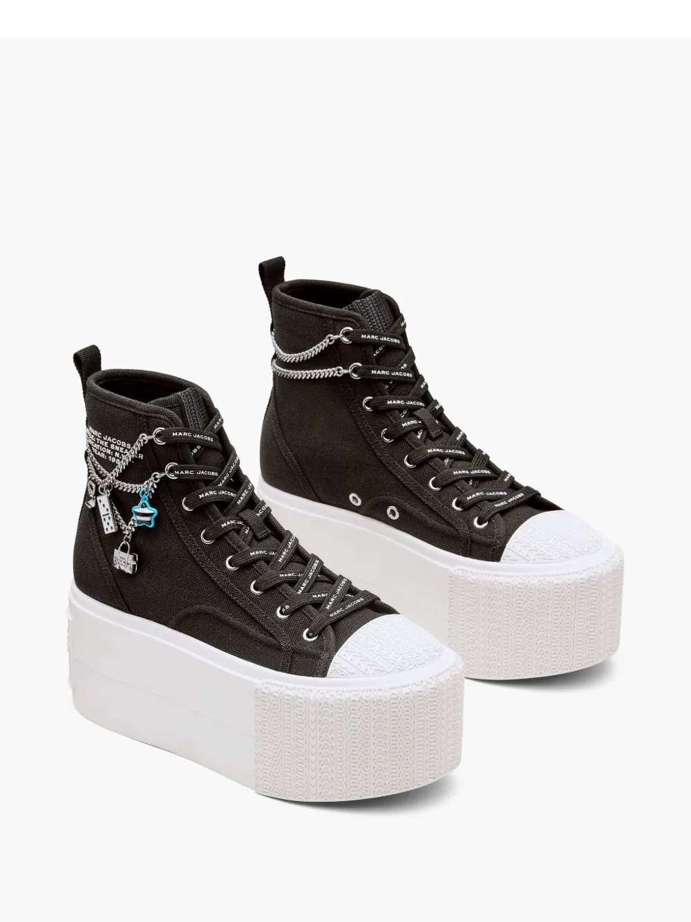 Marc Jacobs High-top Platform Sneakers In Black