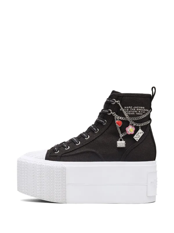 Marc Jacobs high-top Platform Sneakers | Black | FARFETCH JO