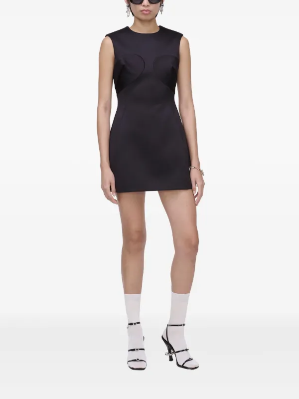 Marc Jacobs サテン ミニドレス | ブラック | FARFETCH JP